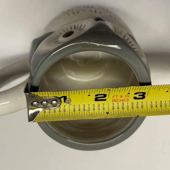 Owl Modern Gourmet Foods Mug 3-D Gray & White Fall 16‎ oz Coffee Tea Cup - Picture 9 of 16